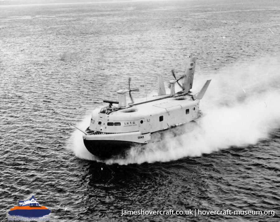 SRN3 in service -  (credit: The <a href='http://www.hovercraft-museum.org/' target='_blank'>Hovercraft Museum Trust</a>).